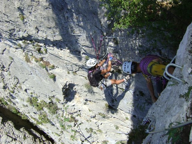  Securing a passage of the Via Ferrata 